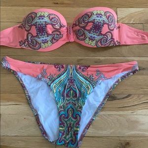 European Bathing Suit Pushup Top